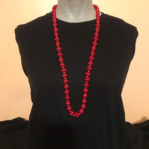 Fabric Beaded Necklace